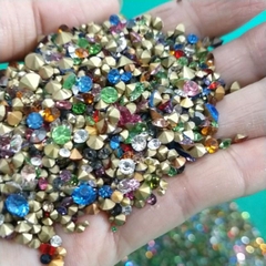 5 gam đá đính đuôi nhọn hỗn hợp lấp lánh