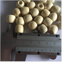 (P118-36) 25-100gam hạt gỗ 11x12mm & 16x17mm lỗ lớn dùng làm đồ chơi, trang trí