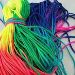 3-9met Dây paracord đan vòng tay ngũ sắc 4ly 7lõi