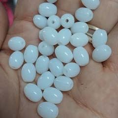 10viên hạt lu thống đá nhân tạo 6x8mm, 4x7mm làm vòng hạt, trang trí thủ công tùy thích