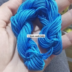 Dây dù 1.5mm có lõi nhiều màu (bó như hình 13-15m) , dây đan vòng tay, dây thắt vòng tay, vòng cổ may mắn