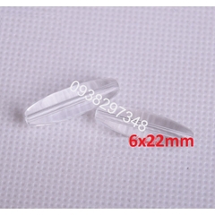 15gam (10 hạt) đá thủy tinh nhân tạo lu thống 6x22mm (có 9 màu) có lỗ xỏ làm vòng