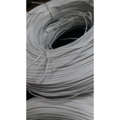 1 cuộn 0.8kg khoảng 300met dây nhôm bọc nhựa trắng 1.2mm