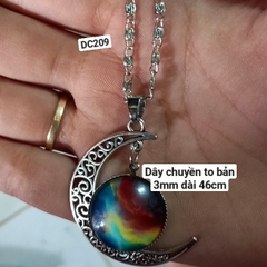 Dây chuyền thời trang xích màu bạc :DC201->DC214