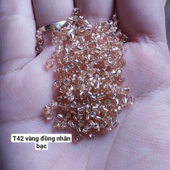 10gam Hạt cườm size trung 3mm đủ màu để chọ dùng trang trí trang sức, quần áo, túi xách, dây đeo khẩu trang