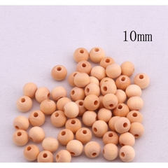 16 hạt gỗ màu kem tự nhiên size 10mm (gói 5/10/25gam)