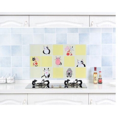 Giấy dán bếp cách nhiệt chống dầu mỡ, Decal dán bếp tráng nhôm chống nước cao cấp