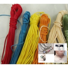 5met dây sáp bóng Hàn Quốc 1.5mm trên 20 màu để chọn,dây đan vòng tay, dây thắt vòng tay, vòng cổ