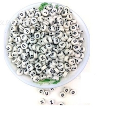 10gam HẠT CHỮ TRÒN 7MM ĐỦ MÀU ( loại thường)