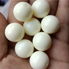 25gam hạt nhựa 18mm tròn nhiều màu có lỗ xỏ dây cỡ 2mm