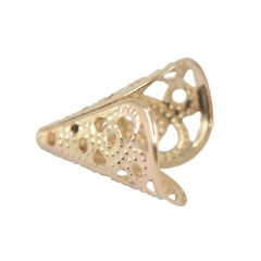 10 cái Charm Hoa hình nón 16X16mm ốp hạt làm Bông Tai ,Vòng Cổ, Trang Sức