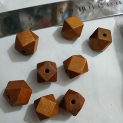 2 viên đa giác gỗ 16mm