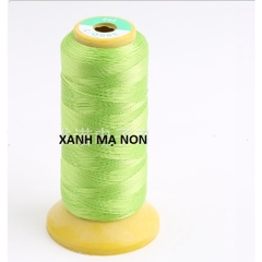 chỉ nylon 210D đủ size, nhiều màu làm tua rua, mày dầy dép, túi sách
