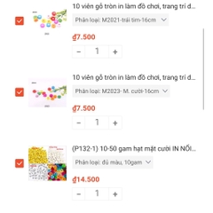 combo nguyên liệu làm vòng zalo Rooma