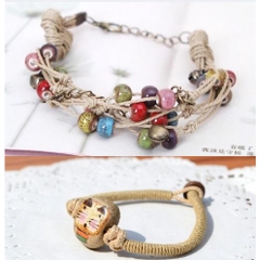 bó 90met dây sáp wax Đài Loan không thấm nước đan vòng tay, trang trí handmade 40 màu để chọn