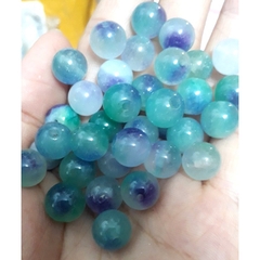 5 hạt đá thiên nhiên 10mm xanh tím