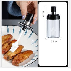 hủ lọ thủy tinh đựng gia vị , dầu ăn cho nhà bếp kiểu nắp nhọn (p175-64)