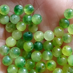 10-20 viên đá thiên nhiên 4-5mm nhiều màu làm vòng