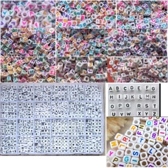 10 Hạt chữ cái vuông 7mm từ A-Z