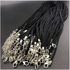 set 5 vòng cổ, dây chuyền trơn dây xoắn Nhật