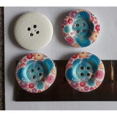 5 Hạt nút gỗ, cúc gỗ nhiều mẫu (#P124-94-T04)