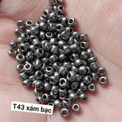 10gam Hạt cườm size trung 3mm đủ màu để chọ dùng trang trí trang sức, quần áo, túi xách, dây đeo khẩu trang