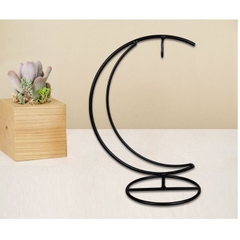 Phụ kiện tiểu cảnh - Khung sắt móc treo hình trăng lưỡi liềm, phụ kiện terrarium, phụ kiện trang trí tiểu cảnh