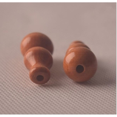 bầu hồ lô bằng gỗ, hạt 6mm gỗ anh đào