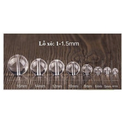 25-100 gam hạt đá thủy tinh xanh lá đậm size 4-6-8-8-10-12mm (màu 2)