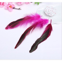 10 lông vũ đuôi nhọn 15-20cm nhiều màu