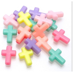 10-50gam thánh giá, thập giá nhựa 13x16mm #P117-37 (có lỗ xỏ)