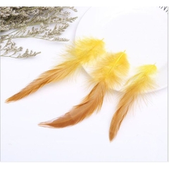 10 lông vũ đuôi nhọn 15-20cm nhiều màu