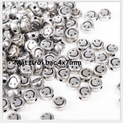 25 gam hạt mặt cười 7MM / 10mm làm vòng nhiều màu
