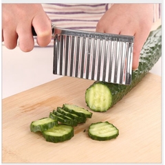 Dao răng cưa lượn sóng cắt rau củ, rau câu, bánh... hình sóng p191-20