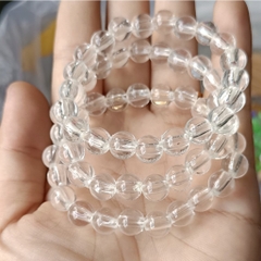 10-35 hạt nhựa 8-10-12mm tròn có lỗ xỏ dây cỡ 2mm (GÓI 10GAM) - TL