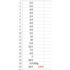 combo 20 món nguyên liệu hạt các loại như hình