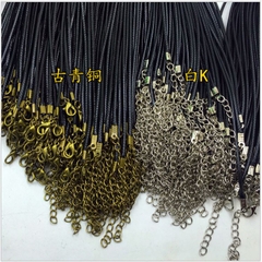 1-5 Vòng cổ sáp da size 1.5mm  dài 43cm hoặc 60cm