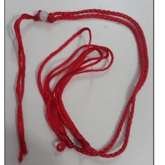 VÒNG CỔ ĐỎ 1 HẠT CHÂU TRẮNG CÓ NÚT RÚT TĂNG GIẢM