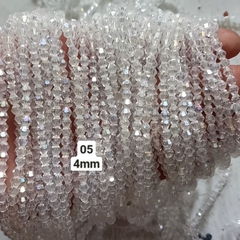 50 viên pha lê hình nón 4ly  làm trang sức, trang trí đầy màu sắc