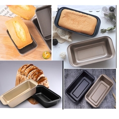 Khuôn loaf chữ nhật chống dính làm bánh mỳ gối, bánh hokkaido, bánh mỳ hoa cúc, gato...