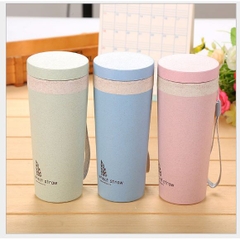 Bình nước lúa mì 300ml có dây xách