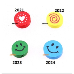 10 viên gỗ tròn in làm đồ chơi, trang trí diy-mã 2022-2024