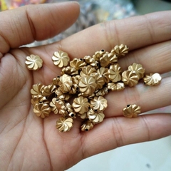 10gram hạt nhựa hoa vàng 8mm