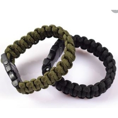 vòng tay paracord, vòng tay sinh tồn có còi , dao, la bàn, đánh lửa
