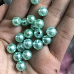 10-50 gam hạt châu 8mm, hạt cườm,hạt bẹt nhựa nhiều màu có lỗ làm vòng tay, vòng cổ, trang trí quần áo