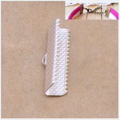 10 Kẹp đầu dây răng cưa, kẹp răng cưa, kẹp làm vòng tay, khóa vòng tay handmade