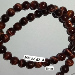 1 viên mã não đỏ đen 8mm 10mm 12mm