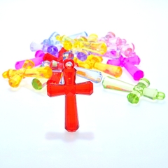 10-50gam mặt thánh giá nhựa 27x8x44mm làm vòng cổ