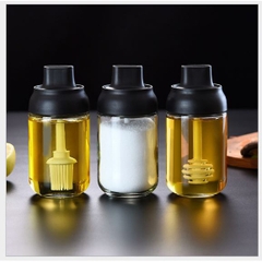 Hũ Đựng Gia Vị, Hũ Thủy Tinh Đựng Gia Vị, Lọ Đựng Gia Vị, Dầu Ăn, Mật Ong 250ml 280ml Chống Nước, Ẩm Mốc, Côn Trùng