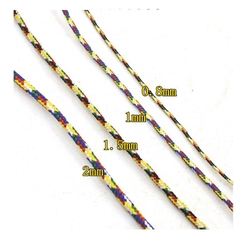 cuộn 50-130m Dây chỉ ngũ sắc may mắn size 1-1.5-2ly- mã 517+368